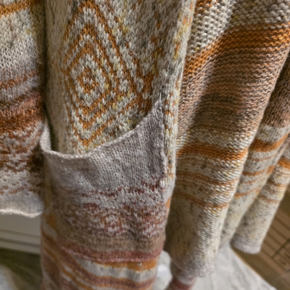 Free People Multicolor Striped Cardigan MED 1397 - Picture 3 of 8